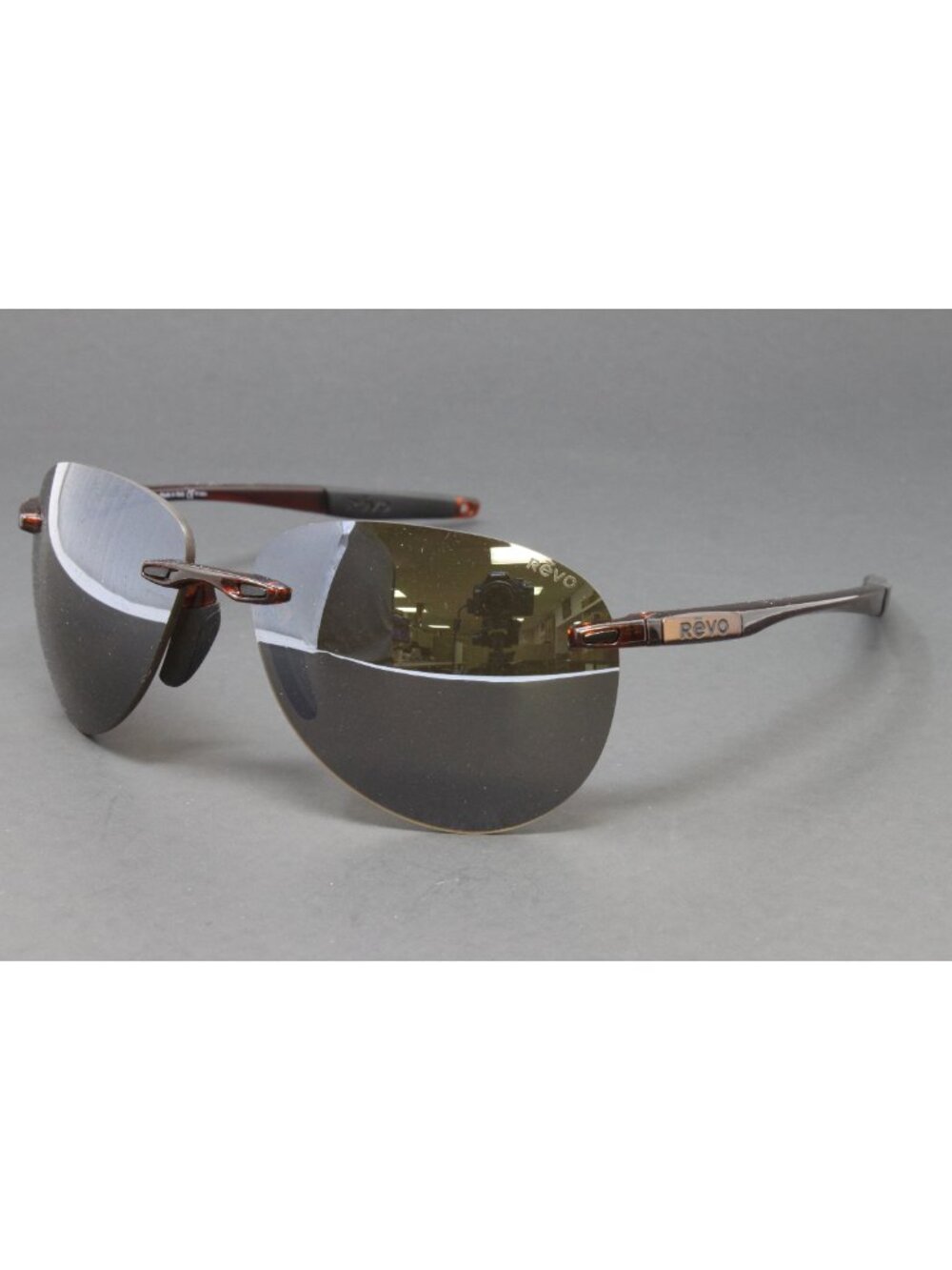 Revo Sunglasses Descend A RE1169 02BR Crystal Brown Terra 62mm